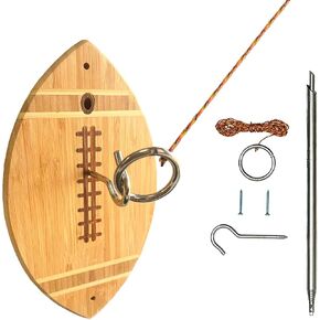 Ring Hook Game, Hook Ring Toss Game with String and Hooks for Outdoor/Indoor Use Bar Room, Outside Ring Toss Games Great Gift for Men & Adults, 13 Inch in Kuwait