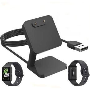 قاعدة شحن لجهاز Galaxy Fit 3، قاعدة شحن مغناطيسية مع كابل شاحن بطول 3.3 قدم، محطة شحن محمولة متوافقة فقط مع ساعة Galaxy Fit 3 الذكية in Kuwait