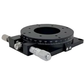 R-axis Hollow Rotary Slide with Manual Fine Adjustment, 360° Angular Optical Displacement Platform, Indexing Turret LSD-SPZK-10010R (Load Capacity 15 Kg) in Saudi Arabia
