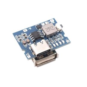 Type-C USB 5V 3.1A 2A 2.4A Boost Converter وحدة طاقة تصاعدية IP5310 ملحقات البنك المحمول مع مؤشر LED للتبديل (Type-C USB-A biue) in Kuwait