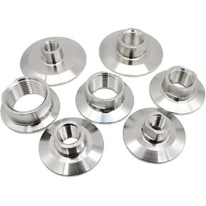 1/4" 3/8" 1/2" 3/4" 1" 1-1/2" 2" NPT Male Female 0.5" 1.5" 2" Tri Clamp Connector Pipe Fitting 304 Stainless Steel (Female NPT1l4 50.5) in Saudi Arabia
