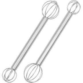 2PCS Miso Muddler, Stainless Steel Double-Ended Whisk, 15ml & 30ml Measurement Kitchen Tool, Ergonomic Japanese Stirrer Mixer for Precise Mixing Miso Paste, Korean Doenjang, Sauces, Batter, Soup in Saudi Arabia