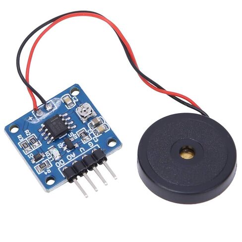 generic Arduoelectric Vibration Sensor 2 x 2 x Piezo Vibration Touch Sensor Module 5.0 V DC AD/DO in Kuwait