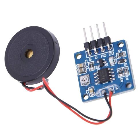 generic Arduoelectric Vibration Sensor 2 x 2 x Piezo Vibration Touch Sensor Module 5.0 V DC AD/DO in Kuwait