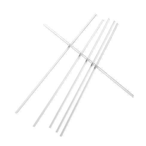 SHEUTSAN 200 قطعة من قضبان الأكريليك المستديرة مقاس 10 بوصة، قطر 1/8 بوصة (3 مم) عصا شريط صلب شفاف من البلاستيك للحرف اليدوية in Kuwait