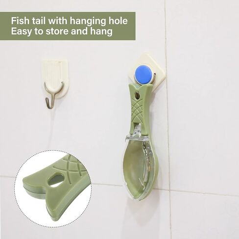 3 Pcs Fish Scale Remover Set Small Plastic Fish Skin Remover Tool Fast Cleaning Peeler Scaler Scraper Graters for Easy Kitchen Cleaning Tool(Light Colors) in Kuwait