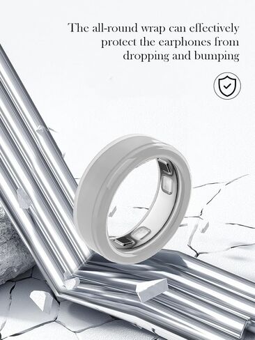 (3 عبوات) لواقي حلقات السيليكون OURA Ring 5، BOVUGAC فائق النحافة للأكمام الدائرية الذكية Ring5 (الحجم: 10-13) - شفاف in Kuwait