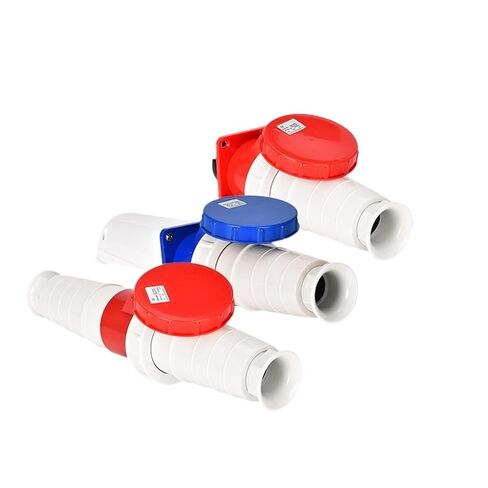Industrial Waterproof Connector 63A/125A 3-core 4P5-hole Non-Explosion-Proof Exposed and Concealed Socket Set(5P125A Plug 0452 Concealed 3452 Set) in Saudi Arabia