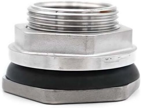 1-1/2" BSP Internal Thread 304 Stainless Steel External Bulkhead Joint Water Tank Joint Connector in Kuwait