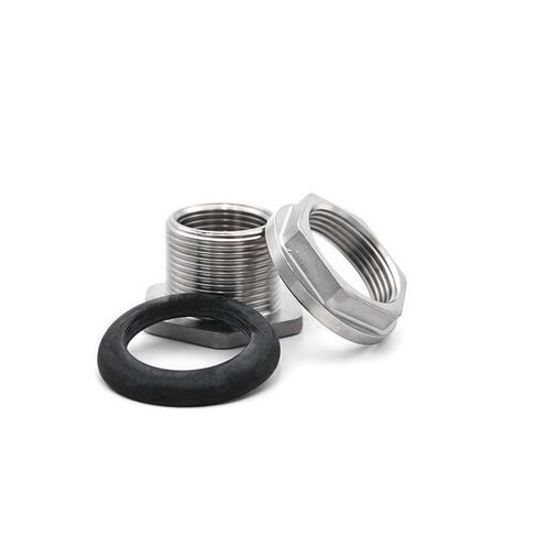 1-1/4" BSP Internal Thread 304 Stainless Steel External Bulkhead Joint Water Tank Joint Connector Fittings in Kuwait