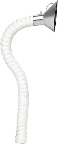 Plastic Air Extractor Hose Tube for Welding Dust, 39in Flexible Duct Collector Arm with Hood, Oily Smoke And Fumes, Air Cleaning Equipment(White,Id 100MM(3 8/9in)) in Kuwait