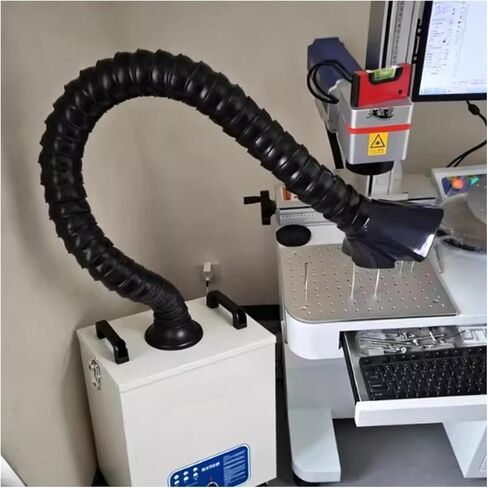 Hard 50 75mm OD Articulated Hose, 2.6 3.3 4.9 6.6ft Long Air Extractor Flexible Duct Collector Arm with Hood, for Laboratory Smoke Remove Pipe(OD-3inch/75MM,L2.6FT/0.8m) in Kuwait