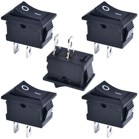 مفتاح هزاز للقارب من OURUI ON Off 2 Pin 2 Position SPST AC 250V 6A 125V 10A | 5 قطعة تبديل المفاجئة التبديل للأجهزة المنزلية السيارات قارب in Kuwait