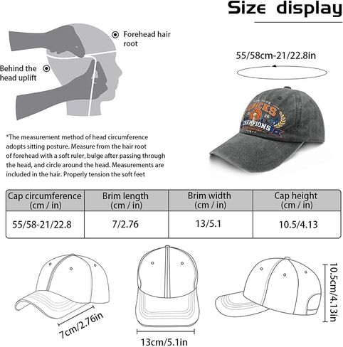 Bing Bong 2026 Basketball Championship Hat for Men Fashion Washed Distressed in Kuwait