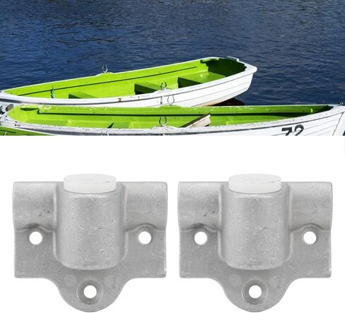2 قطعة مآخذ قفل مجذاف القارب البحرية المستديرة Gunwale الألومنيوم مقبس قفل المجذاف 14 مللي متر جون زورق مثالية لمجاديف القوارب in Kuwait