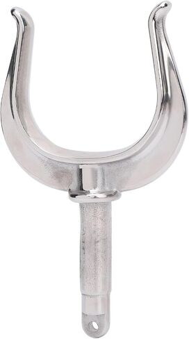 Acouto Boat Oar Lock شديد التحمل يناسب الجميع 1/2 بوصة عمود 316 من الفولاذ المقاوم للصدأ، رائع للمياه البحرية طوف الكاياك U تصميم فم مفتوح لمعظم القوارب واليخوت والزوارق الصغيرة in Kuwait