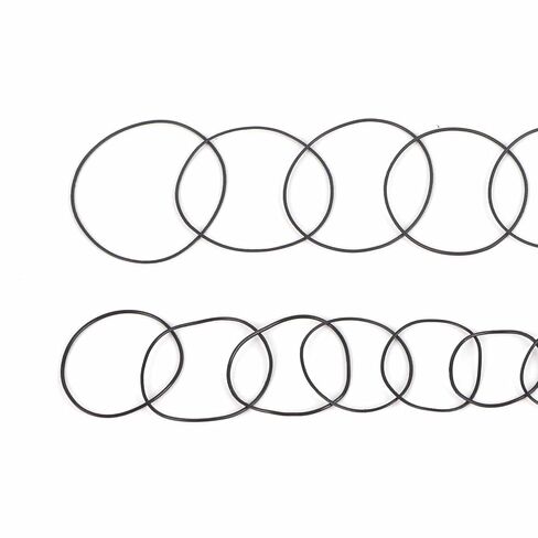 950 قطعة O Ring 15 مقاسًا من الحلقات المطاطية 0.5 مم خرطوم أسود مجموعة حلقات O لغسالة الضغط لإصلاح سباكة الهواء والغاز (0.5 مم) in Kuwait