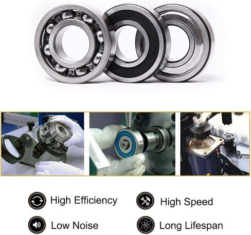 2Pcs Miniature Bearing 619/692 693 694 695 696 697 698 699zz Mini Ball Deep Groove Electric Nail Drill Machine Bearings(695ZZ 5x13x4mm) in Kuwait