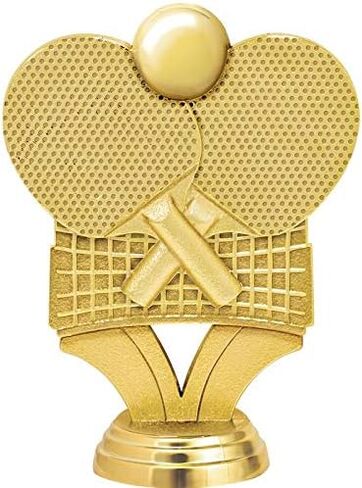 Crown Awards Table Tennis Trophy, 14" Gold Cup Table Tennis Trophies with Free Personalization in Kuwait