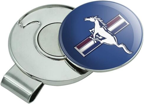 الرسومات والمزيد مشبك قبعة الجولف بشعار Ford Mustang مع علامة كروية مغناطيسية in Kuwait