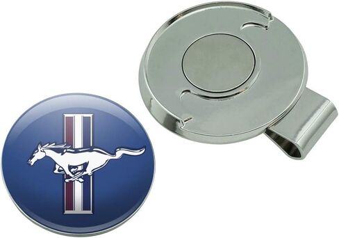 الرسومات والمزيد مشبك قبعة الجولف بشعار Ford Mustang مع علامة كروية مغناطيسية in Kuwait