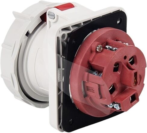 SP-1128 Industrial Socket 5P 63A IP67 Waterproof Concealed in Kuwait