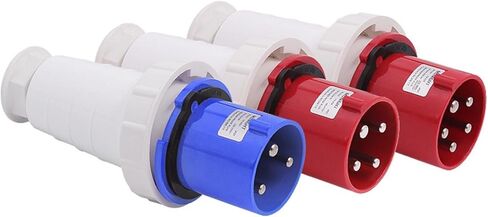 1 Pcs Red Exposed and Concealed Industrial Socket 63A 125A Three-Hole Four-Hole and Five-Hole Wall(LX 045 5 core 125A) in Saudi Arabia