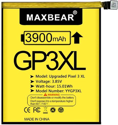 بطارية MAXBEAR Google Pixel 7A، (محدثة) 6000 مللي أمبير 3.85 فولت بطارية ليثيوم بوليمر بديلة لـ Google Pixel 7A موديل GWKK3، GHL1X، G0DZQ، G82U8 مع مجموعة أدوات الإصلاح in Kuwait