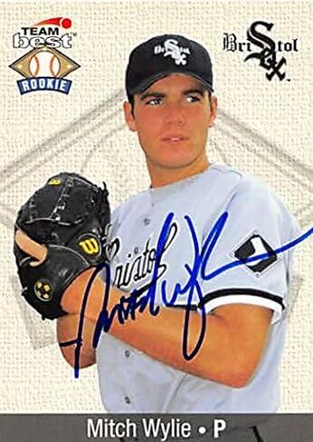 123433 فريق Chicago White Sox Ft 1999، أفضل فريق مبتدئ رقم 100، بطاقة بيسبول ميتش ويلي موقعة in Kuwait