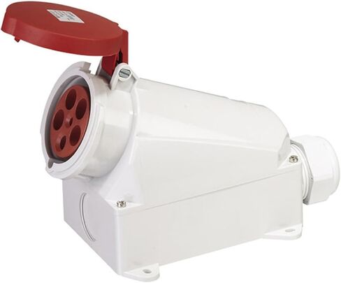 SP-1145 Waterproof Exposed Socket 5 Holes 63A IP44 Industrial in Kuwait