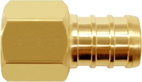 تركيب أنابيب نحاس PEX من Joywayus، محول تركيب أنابيب أنثى 1/2 بوصة PEX x 1/4 بوصة NPT (عبوة من 5) in Kuwait