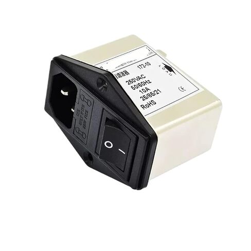 YB172-1A/3A/6A/10A مقبس + تأمين مزدوج + مفتاح فلتر الطاقة 220 فولت 250 فولت مع مفتاح مقبس أنبوب تأمين مزدوج (YB172-6A) in Kuwait