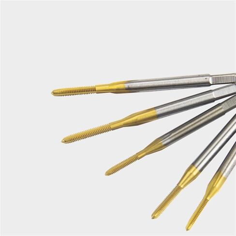 1/5 قطعة برغي الكوبالت صنبور لولبي مثقاب 3 مللي متر عرقوب HSSCO M35 فلوت مستقيم M0.8-M1.9 أداة آلة للفولاذ المقاوم للصدأ (1 قطعة ، M1.9x0.4) in Kuwait