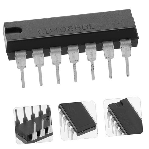 GANAZONO CD4066 رباعية التبديل التناظرية الثنائية IC رقاقة 30 قطعة DIP14 بوابة المنطق استبدال مكونات صديقة للوحة الخبز لمشاريع DIY in Kuwait
