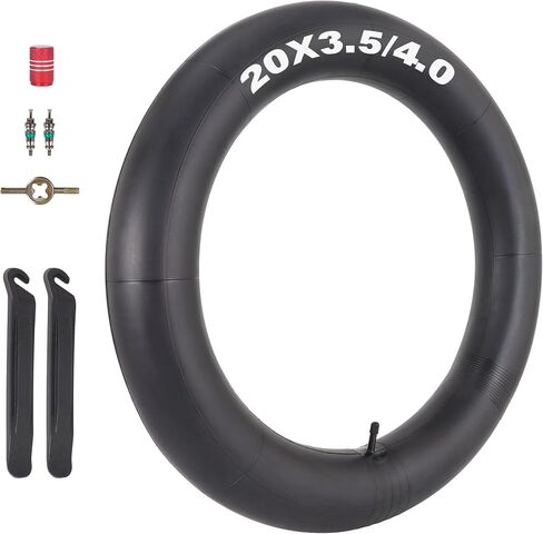 20x4.0 Fat Tire Tube, Bike Inner Tubes with Schrader Valve, 20x3.5 20x4 Butyl Rubber Inner Tube for 20 inch Fat Tire E-Bike Replacement, Mountain Bike in Kuwait