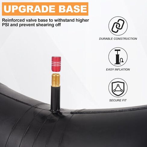 20x4.0 Fat Tire Tube, Bike Inner Tubes with Schrader Valve, 20x3.5 20x4 Butyl Rubber Inner Tube for 20 inch Fat Tire E-Bike Replacement, Mountain Bike in Kuwait