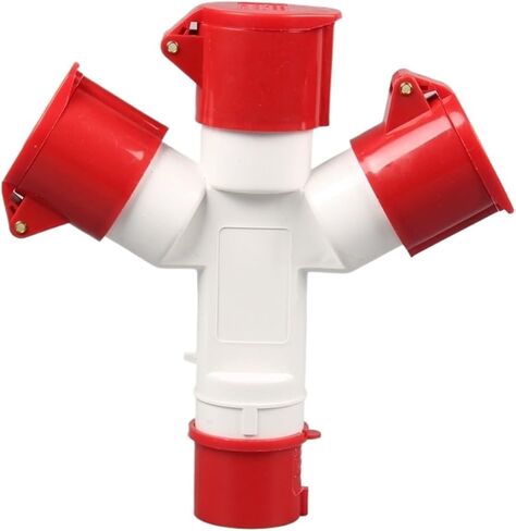 Waterproof Industrial Socket Multi-Function Three-Way one in Three Out 4-core 32A Set 1024 in Kuwait