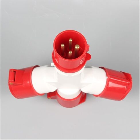 Waterproof Industrial Socket Multi-Function Three-Way one in Three Out 4-core 32A Set 1024 in Kuwait