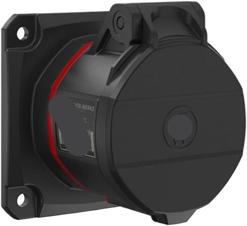 IP54 مسطح صناعي مقاوم للماء والغبار ومقبس 16A 5P(FW411511SK) in Kuwait