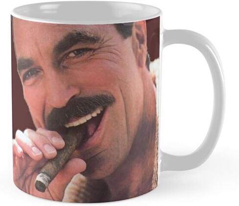 Coffee Mugs Tom Ceramic Selleck Travel Birthday Cups Tea 11 Oz Or 15 Oz Coffee Mug Gifts For Friend Family Coworker Xmas Christmas in Kuwait
