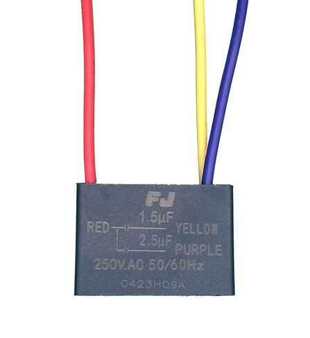BM Ceiling Fan Capacitor 3 wire 1.5uf 2.5uf in Kuwait
