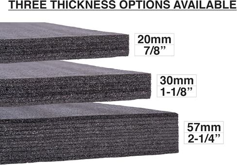 ECONO FOAM ™ أسود/أحمر 24 بوصة × 24 بوصة × 57 مم (2-1/4 بوصة) إسفنج متعدد الطبقات لمشاريع كايزن in Kuwait