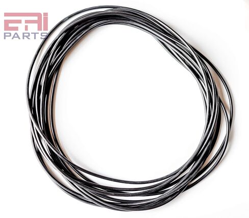 EAI AS568 O'Ring Seal #458 (عبوة من 2) المعرف: 14 1/2 بوصة CS: 1/4 بوصة Buna-N 70A Durometer 14 1/2 بوصة × 15 بوصة × 1/4 بوصة حلقة دائرية مطاطية من النتريل in Kuwait