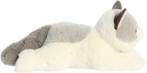 حيوان محشو من Aurora® Adorable Flopsie™ Nico Ragdoll - يستخدم لخلق مغامرات لعب خيالية - مثالي لأعياد الميلاد والأطفال والكبار، لجميع الأعمار - أبيض 13.5 بوصة in Kuwait