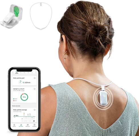 الحزمة المستقيمة: GO 2 Premium Posture Trainer وقلادة مغناطيسية بيضاء in Kuwait