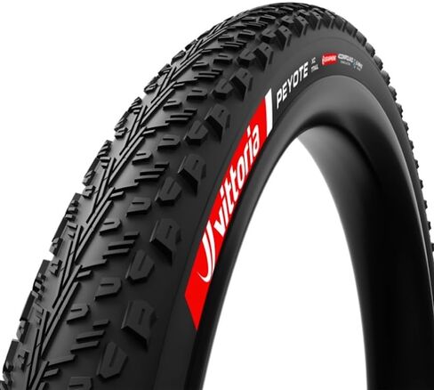 إطار الدراجة الجبلية Vittoria Peyote XC Trail 29x2.4 بدون أنبوب - مداس XC فضفاض ناعم، جرافين 4C، جدار جانبي أسود in Kuwait