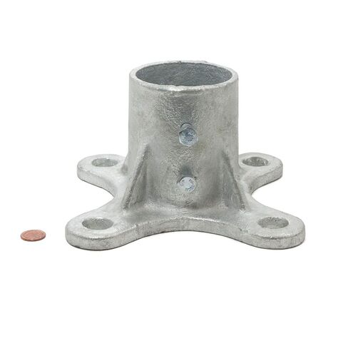 Floor Flange w/ 2 Set Screws (Chain Link Fencing or Steel Rounds Posts) (3" Post (2 7/8" OD)) in Kuwait