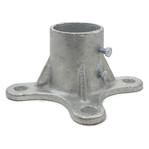 Floor Flange w/ 2 Set Screws (Chain Link Fencing or Steel Rounds Posts) (3" Post (2 7/8" OD)) in Kuwait