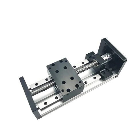 CNC SXG1204 Sliding Table Z Axis Stage Travel 50-800mm MGR12 Guide SFU1204 Ballscrew Linear Actuator Bundle Kit(Option 1,Effective Stroke 150) in Saudi Arabia