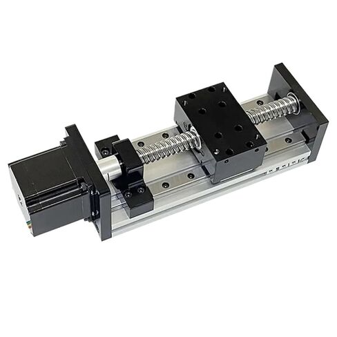 CNC SXG1204 Sliding Table Z Axis Stage Travel 50-800mm MGR12 Guide SFU1204 Ballscrew Linear Actuator Bundle Kit(Option 1,Effective Stroke 150) in Saudi Arabia
